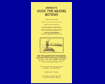 Brochure - Dunbar`s Guide For Making Motions (PARL-8B)