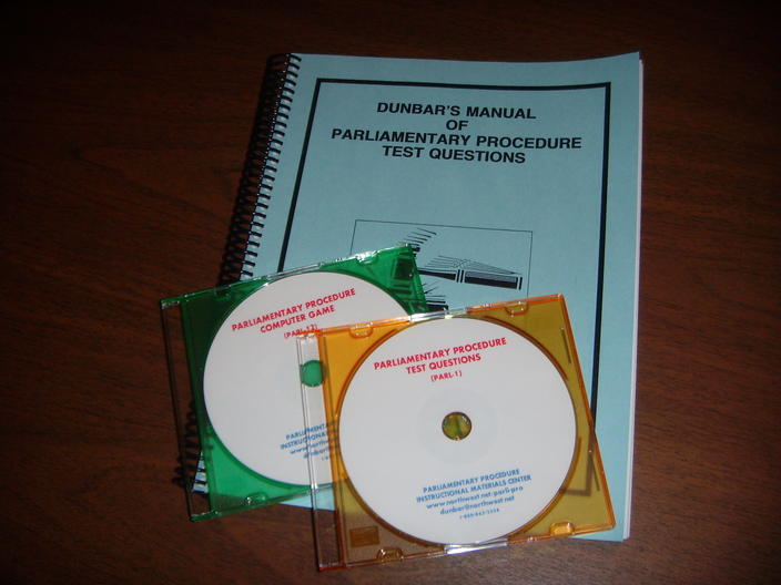 Parliamentary Procedure Software Package-SAVE $52.00 (PARL-17)