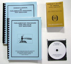 Parliamentary Procedure Self-Teaching Package (PARL-26)