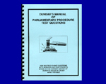 ★ Dunbar`s Manual of Parliamentary Procedure Test Question